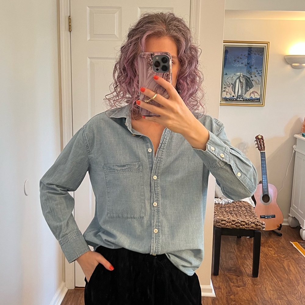 AYR Light Blue Casual Button Down Shirt (The Deep End)